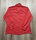 Arrow Dectolene 1950   s Men   s Vintage Red Long Sleeve Loop Collar Pocket Shirt