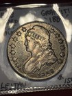 1828 Capped Bust Half Dollar 1884 Graffiti Nice Eye Appeal