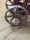 Vintage Original Condition Arcade Cast Iron Red Tractor Driver Ford 4 