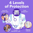 Luvs Platinum Protection Size 1 Baby Diapers  294 Count  Day   Night Use