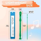 8-hole Soprano Descant Recorder Baroque Style Kids Music Flute With Cleaning    