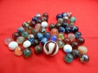 Vintage Lot Of Glass Marbles Estate Sale 50  Marble Barn Find Junk Drawer