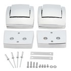 Chrome Tour Latches Kit For Harley Touring Cvo Road King Street Glide Road Glide