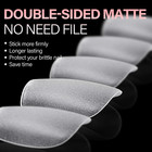 Extra Short Coffin Nail Tips 450pcs Full Cover Acrylic Gel Clear Nail Tips Doubl