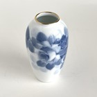 Vintage Oac Okura Blue Rose Porcelain 6    Vase    Noritake    Japan Cottagecore