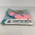 Infantino Make My Room Wall Hanging Bedroom Playroom 3d Sleepy Bear Pink Sealed