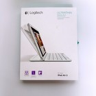 White Logitech Ultrathin Magnetic Clip-on Keyboard Cover For Ipad Bluetooth