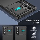 For Samsung Galaxy S25 Ultra S25  S25 Shockproof Rubber Case Slide Camera Cover