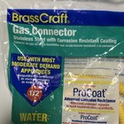 Brasscraft Cssd54-48 P Gas Appliance Connector 1 2  Mip X 1 2 -fip  48 -long New