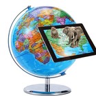 Large 3d World Globe Earth Ocean Rotating World Map Geography W  Stand Desktop
