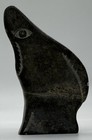 Unique Vintage Inuit Carving Shark Fin Canada Eskimo Art Signed By Levi Smith