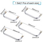 Metal Purse Frame 1set 7 1 7 9 10 12  Kiss Lock Clasp For Diy Purse Handle