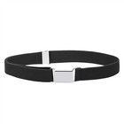 Buyless Fashion Kids Toddlers Baby Adjustable Elastic Stretch Belt Silver Buckle