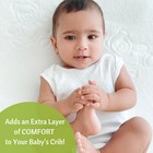 Vesta Baby Premium Bamboo Rayon Jacquard Crib Mattress Protector 52x28 In