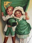    let Erin Remember    Wall Art Plaque Green Ellen Clapsaddle Vintage Irish Celtic