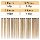 100  Natural Clip In Hair Extensions 8 Pieces Full Head As Human Hair 17-26 Inch