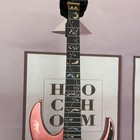 Metallic Red Pia Electric Guitar Steve 6 String Solid Body Hsh Gold Hardware Fr