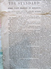 Antique 1865 Anti Slavery Abolitionist Civil War Newspaper Dred Scott War News  