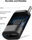 3pcs Lightning Female To Usb C Male Adapter Iphone 15 Charging Data Sync
