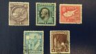 Cyprus Used Lot Of 5 1928 50th Anniv  Of British Rule Sg123-127 Perf 12 