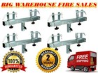 4 Mr Dj Chrome T-adapter Triangle Or Square Truss Tripod Crank Light Stand Bar