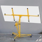 11ft Drywall Lift Panel Hoist Plasterboard Sheetrock Jack Lifter Rolling Tool