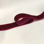 Dandan Diy 5 Yards Burgundy Velvet Ribbon  Premium 5 8  15mm   Wine