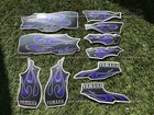 Vinyl Decals Graphics Kit Set Sticker Yamaha Banshee 350 Purple Flames 2006
