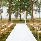 5x25ft White Velvet Aisle Runner Wedding Party Event Carpet Rug