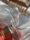 Glass Martini Cocktail Pitcher 11 Iches Tall With Stir Stick Vintage 