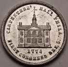 C 1876 New York City T  Hoag Centennial Merchant Token Watches Rulau-ny-ny-744