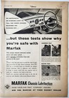1954 Marfak Chassis Lubrication Import Advertisement Autocar Automobilia Dwpp10