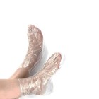 100 Pcs Disposable Plastic Foot Covers Paraffin Bath Liners For Pedicure Spa