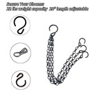 3 Pack 23-inch Hanging Baskets Chain With Hooks For Planters And Lanterns