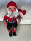 Vintage Arne Hasle Askim Norwegian Santa Christmas Gnome Elve Elf Doll Rubber