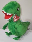Ty Beanie Buddy Mr  Dinosaur Uk Peppa Pig Park Exclusive 9-10  Mwmts Plush Toy