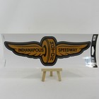 Indianapolis Motor Speedway Gold Wings Wheel Decal Indy 500 Brickyard 400 Nascar