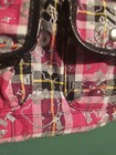 Vtg Y2k Hello Kitty Pink Plaid Shoulder Bag Punk Mall Goth Sanrio Purse Flawed