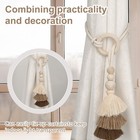 Boho Curtain Rope Ties Curtain Tiebacks Tassel Tie-backs Rope Curtain Holdbacks