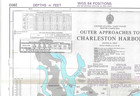 2803 Outer Approaches Charleston Harbor Us East Coast Chart Map Paper Admiralty