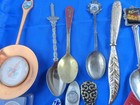 Fresh Souvenir Spoon Lot Of 25-enamel Bowl  Silverplate  Pewter  Brass  Nice