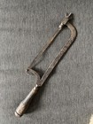 Antique Bone Saw 18th-19th C  War Surgical Amputation Tool Hacksaw Signed Bailey