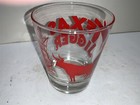 Lot Of 2 Vtg Texas Jiggers Western Bar Glasses