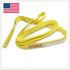 Nylon Lifting Web Sling 1  X 3  Choker Pull Strap Eye   Eye 2-ply Tagged Usa
