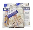 Nib Lot Of 2 Truform 20-30 Mmhg Below Knee Compression Stockings White L Unisex