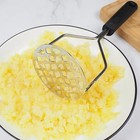 Potato Masher Stainless Steel Potato Press Manual Masher Kitchen Gadget