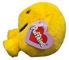 Swibco Puffkins Happy Face Bean Bag Plush Yellow Collectible With Tags