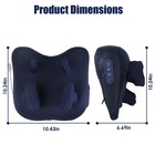 Heated 4d Neck Shoulder Massager Pillow Electric Shiatsu Deep Kneading Massager