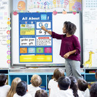 Alphabet Pocket Chart With Abc Flash Cards For Letter Tracing Kids