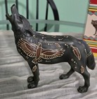 Call Of The Wolf Westland Soaring Eagle Wolf Figurine  14102 2004 Mib